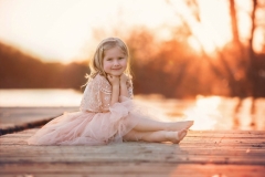 child photography by the river