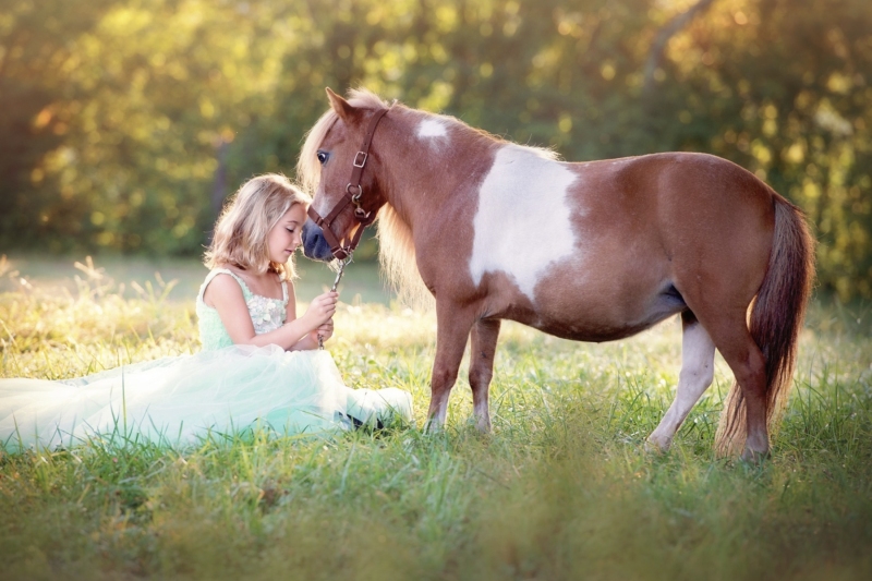 Girl-With-Mini-Pony