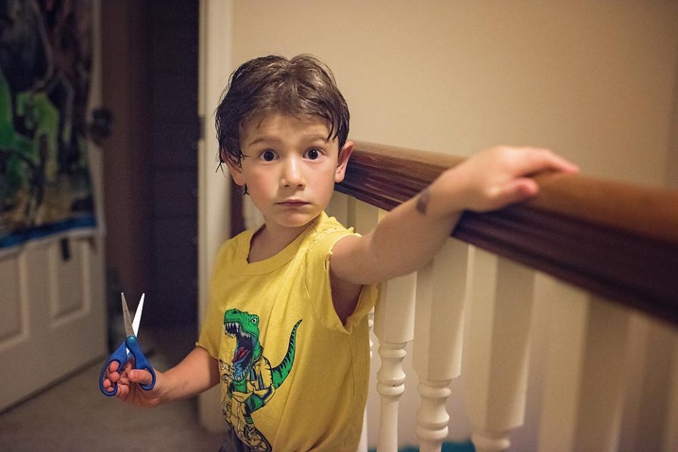 Boy-in-dino-shirt-photography