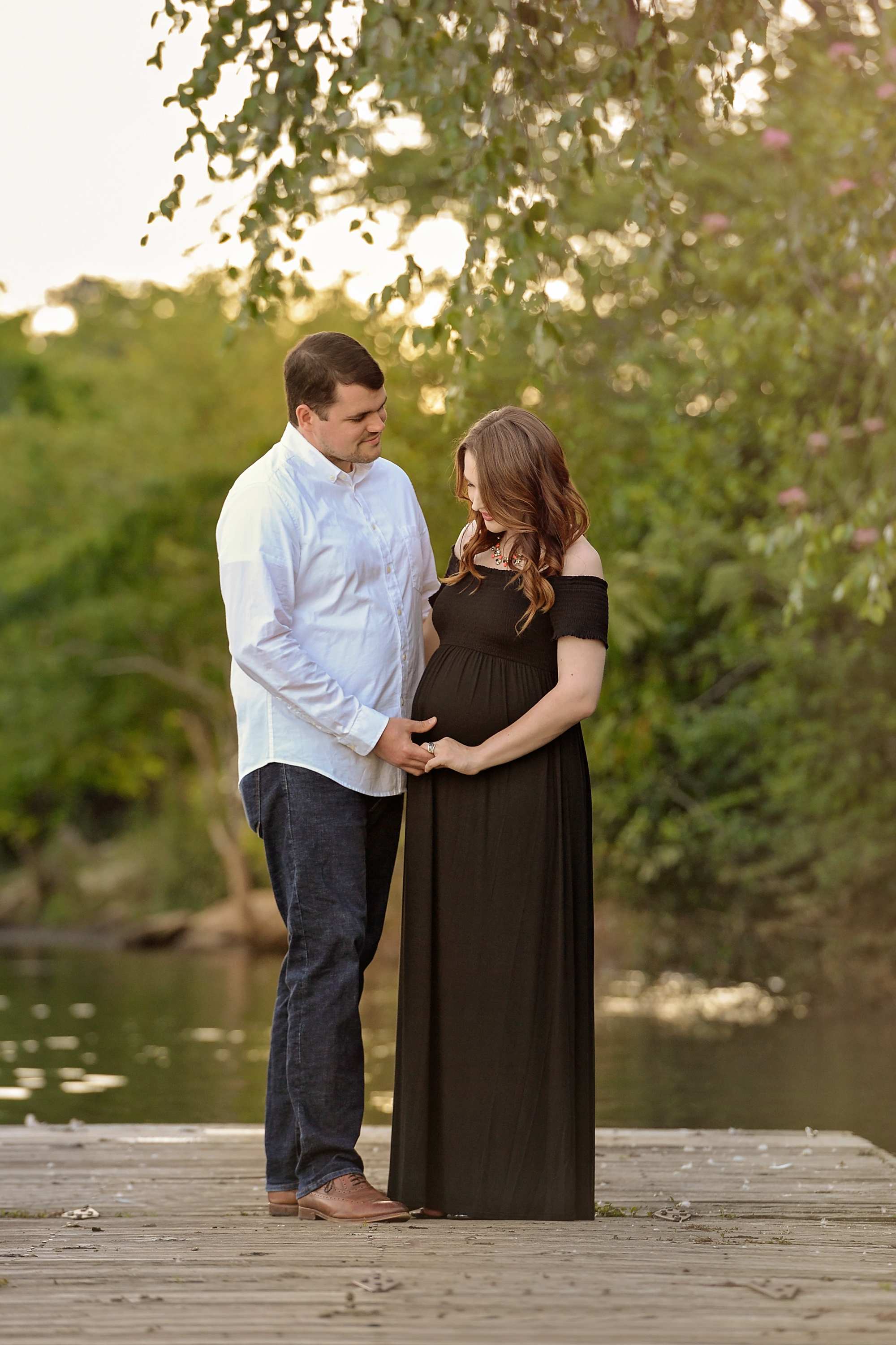 Gorgeous River Light - Maternity Photographer